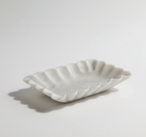 Decorative Marble Plate – Subyaas White Marble Luxury Décor