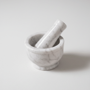 Subyaas Premium Marble Mortar Pestle | Classic Indian Kitchen Essential