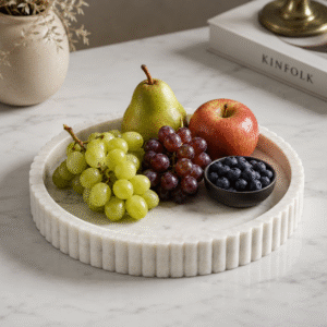 White Marble Decorative Tray